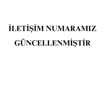 ÜYEP MERKEZ İLETİŞİM NUMARAMIZ GÜNCELLENMİŞTİR